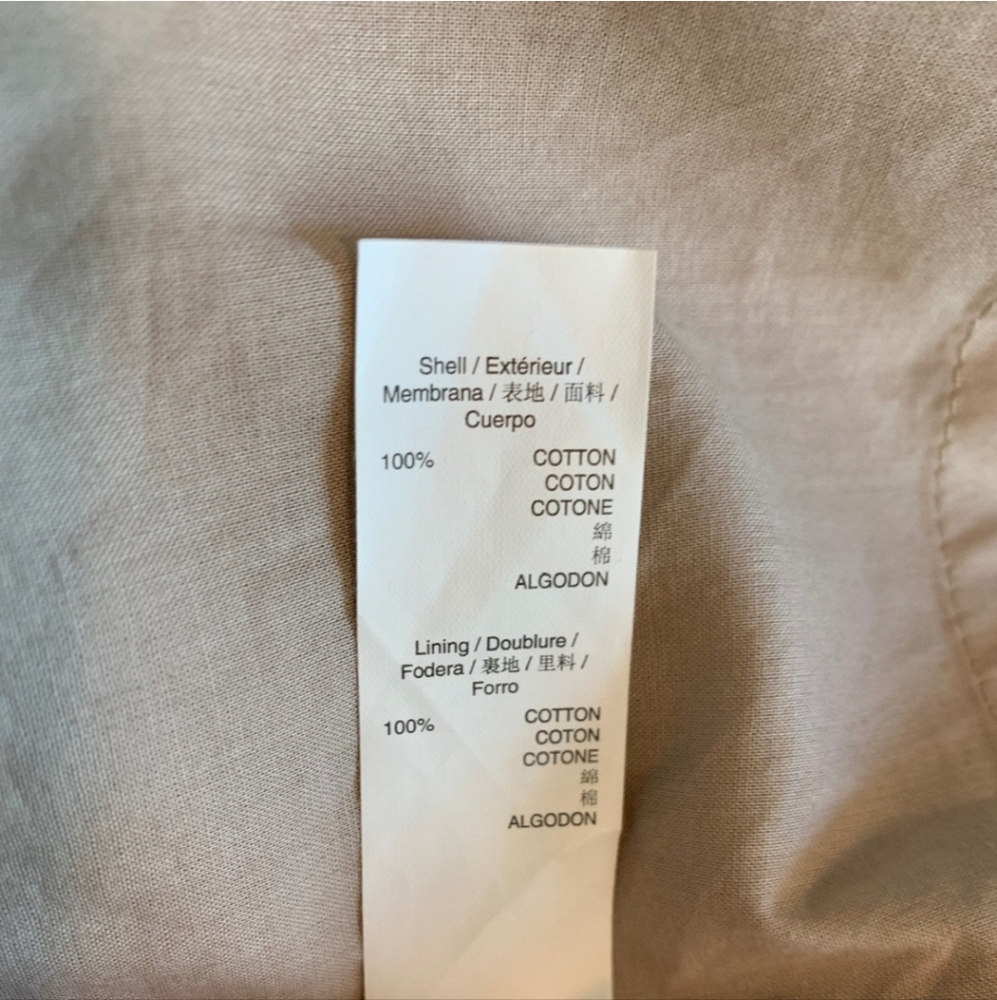 Gap Khaki Lightweight All-Weather Cotton Trench Coat - Picture 6 of 6